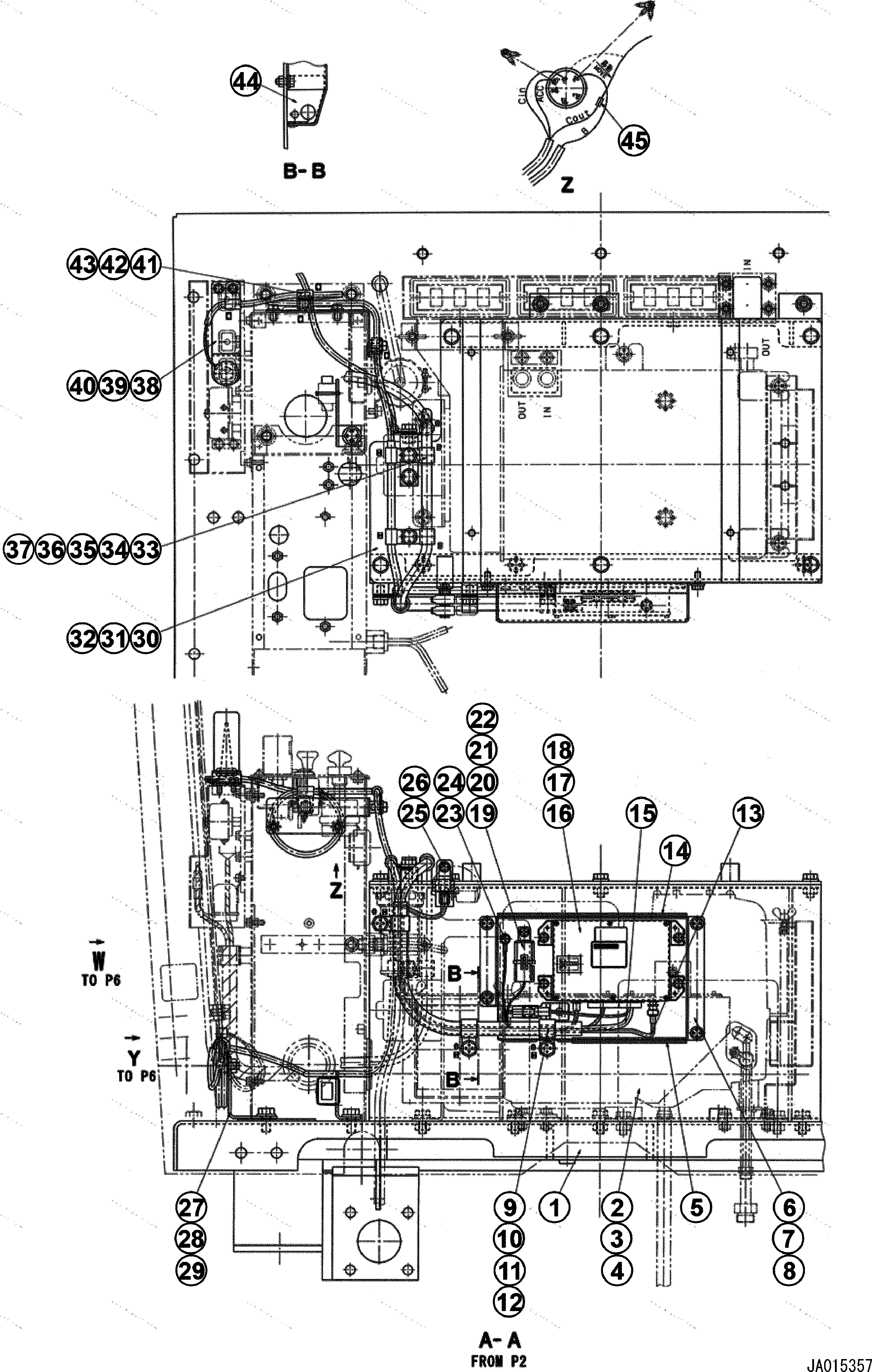 Крышка 23B-06-21651 Komatsu