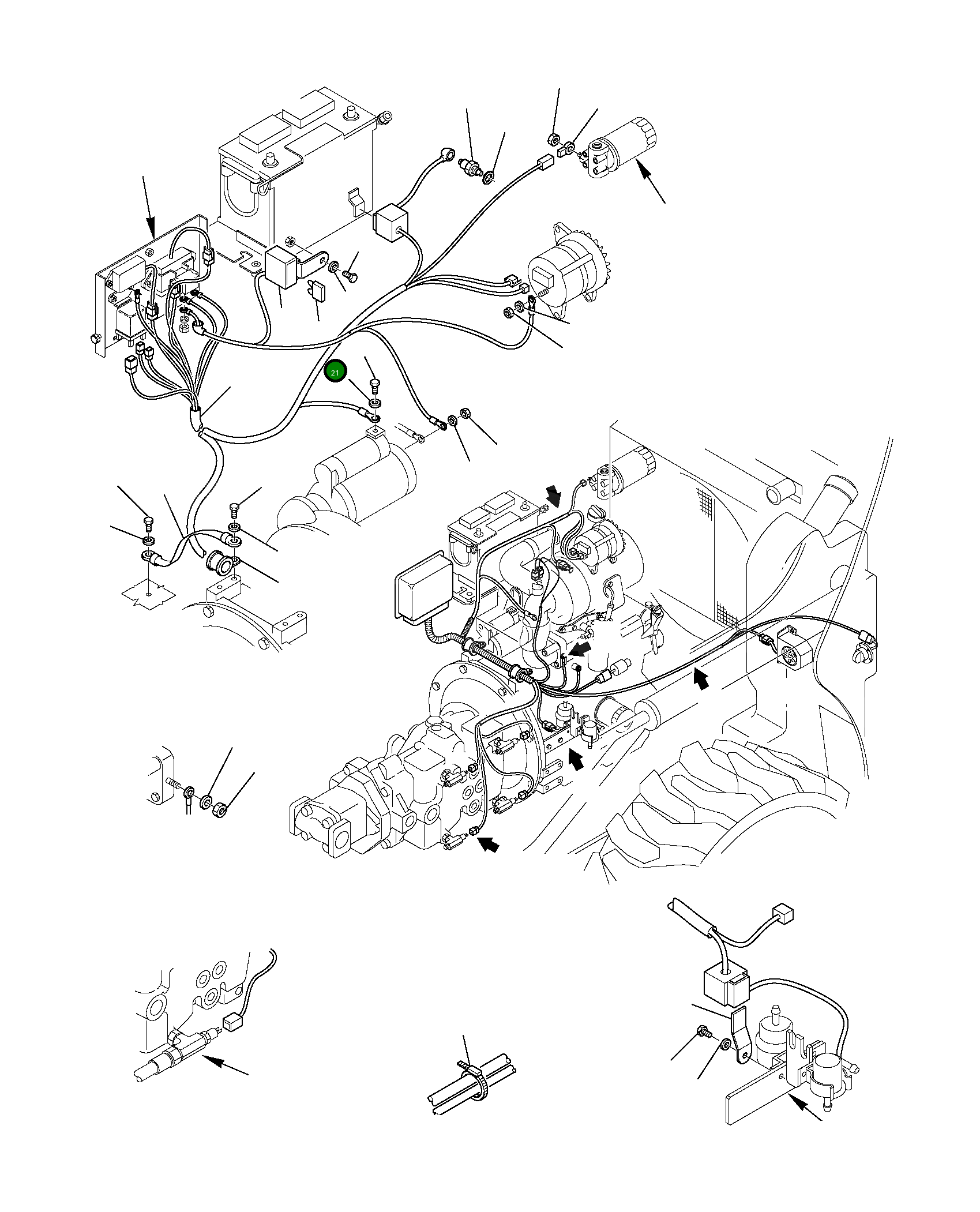 Предохранитель 50A 885091019 Komatsu