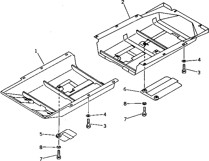 Крышка 120-54-44130 Komatsu