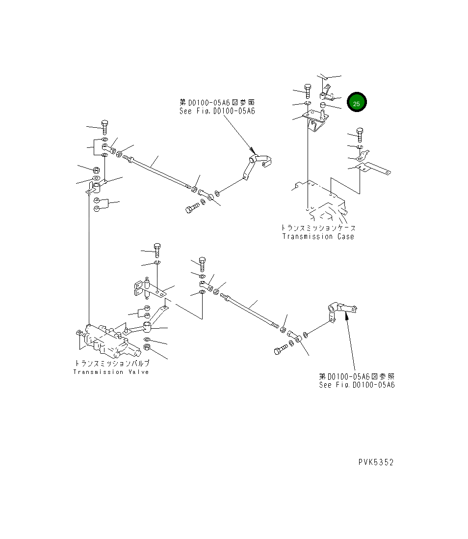 Рычаг 103-43-33170 Komatsu