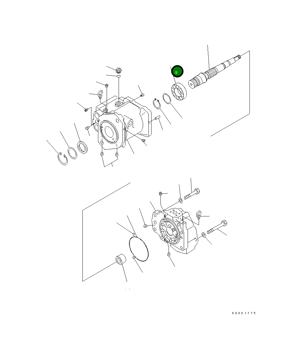 Подшипник 708-1H-22150 Komatsu