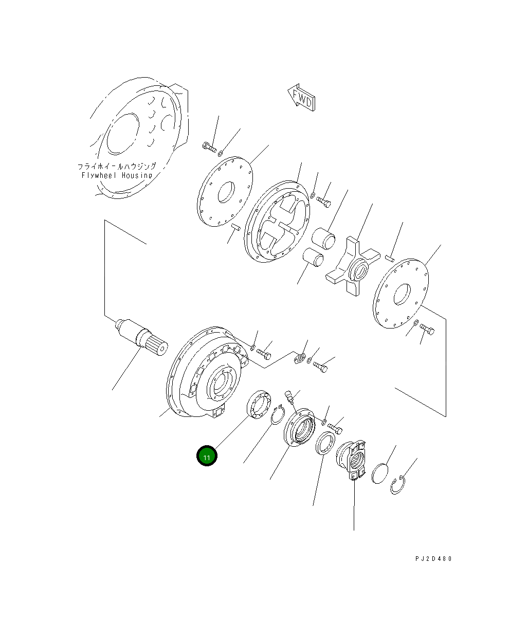 Подшипник 06340-06217 Komatsu