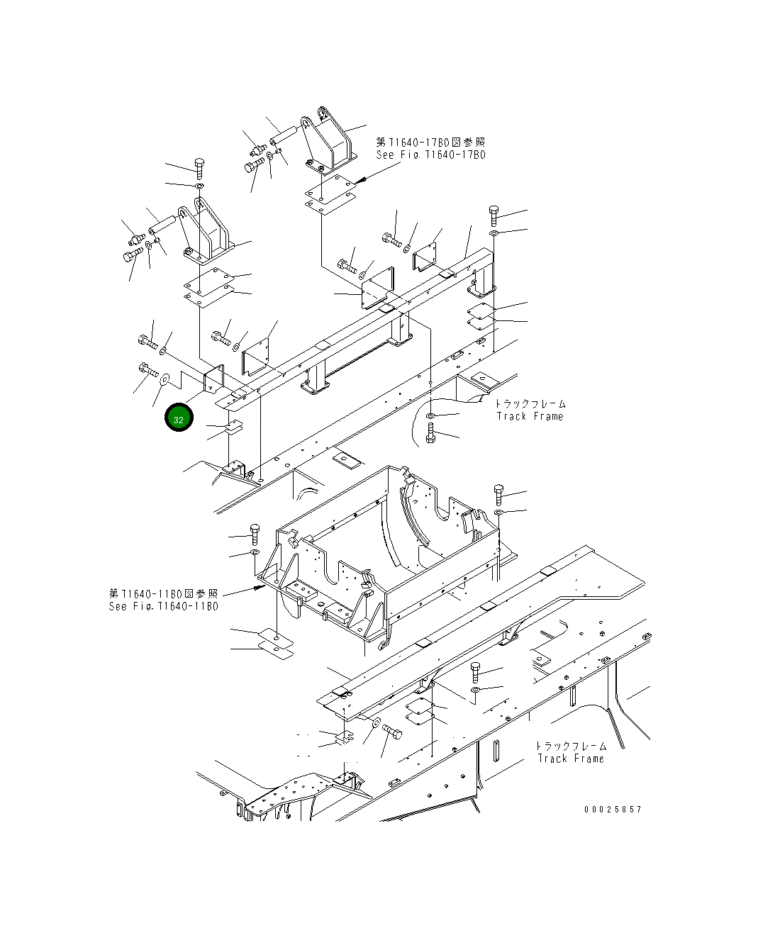 Крышка 8287-70-1171 Komatsu