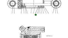 Крышка, ROD 432.00.004 Komatsu
