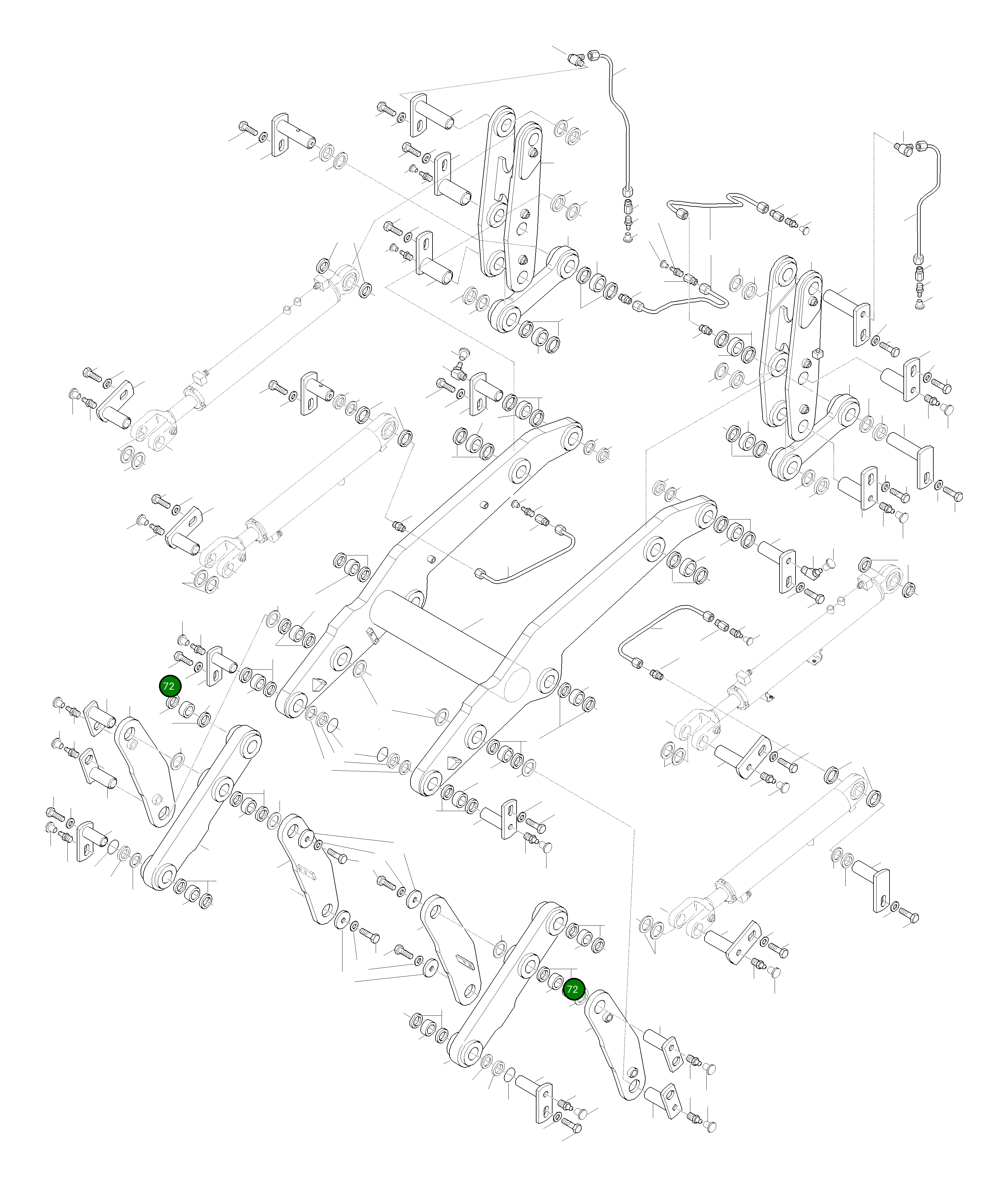 Рычаг 42Y-T80-H340 Komatsu
