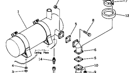 Крышка 6992-42-1150  Komatsu