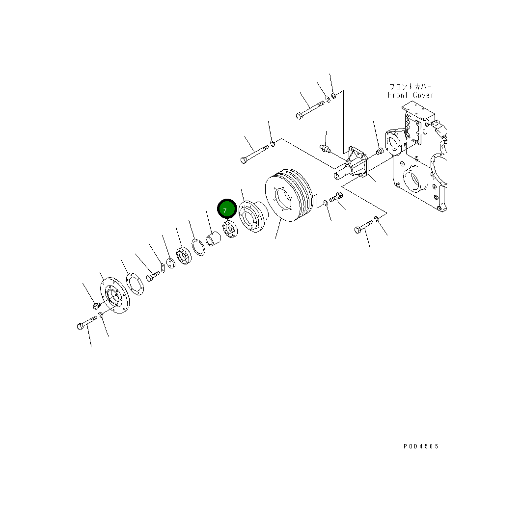 Подшипник 6162-63-4620 Komatsu