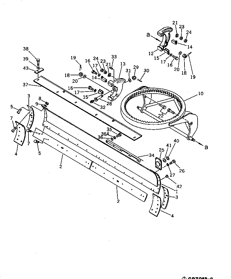 Крышка 234-801-1330 Komatsu