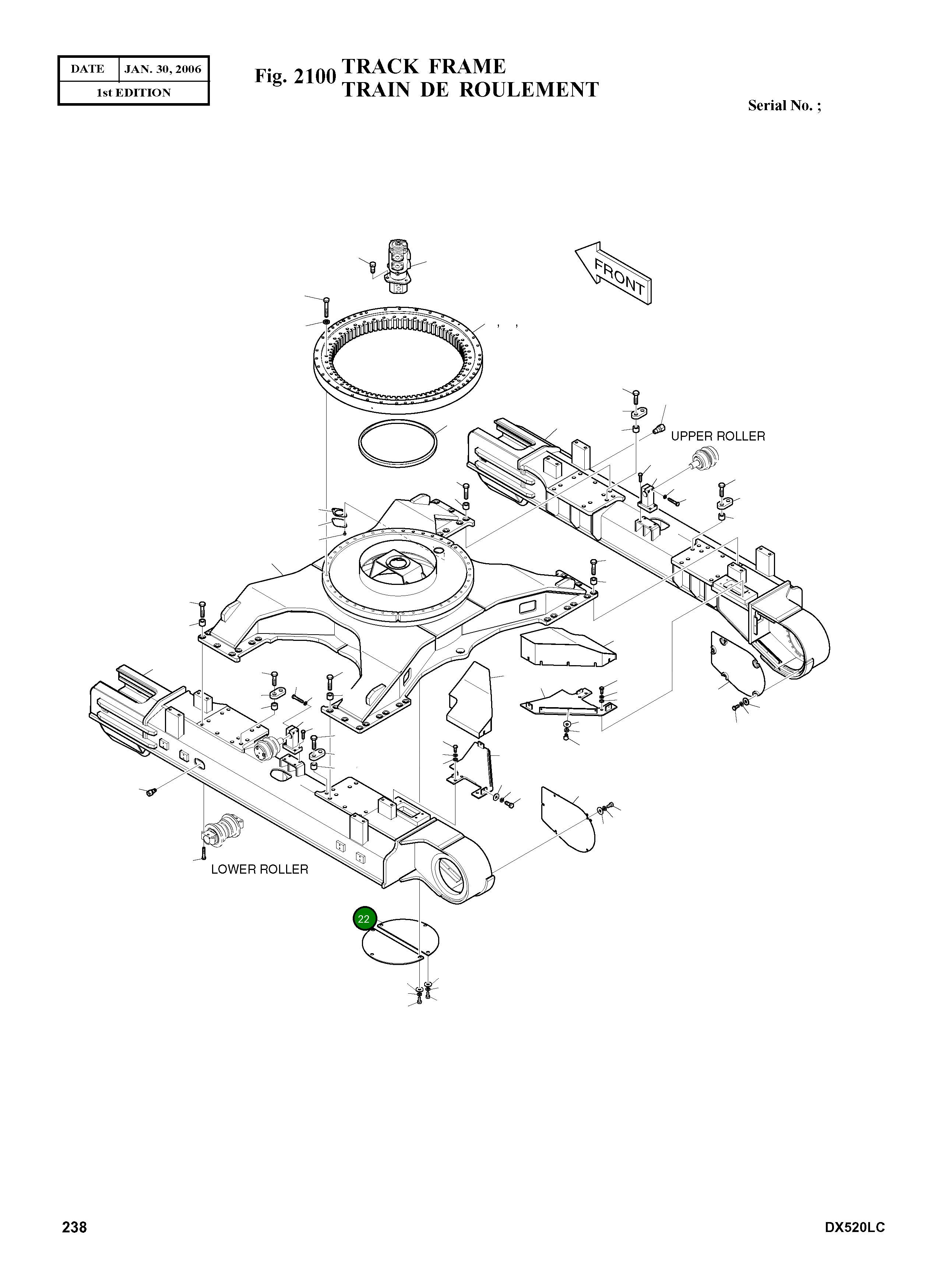 Крышка K1000370 Komatsu