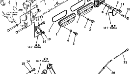 Крышка 6210-21-6550  Komatsu