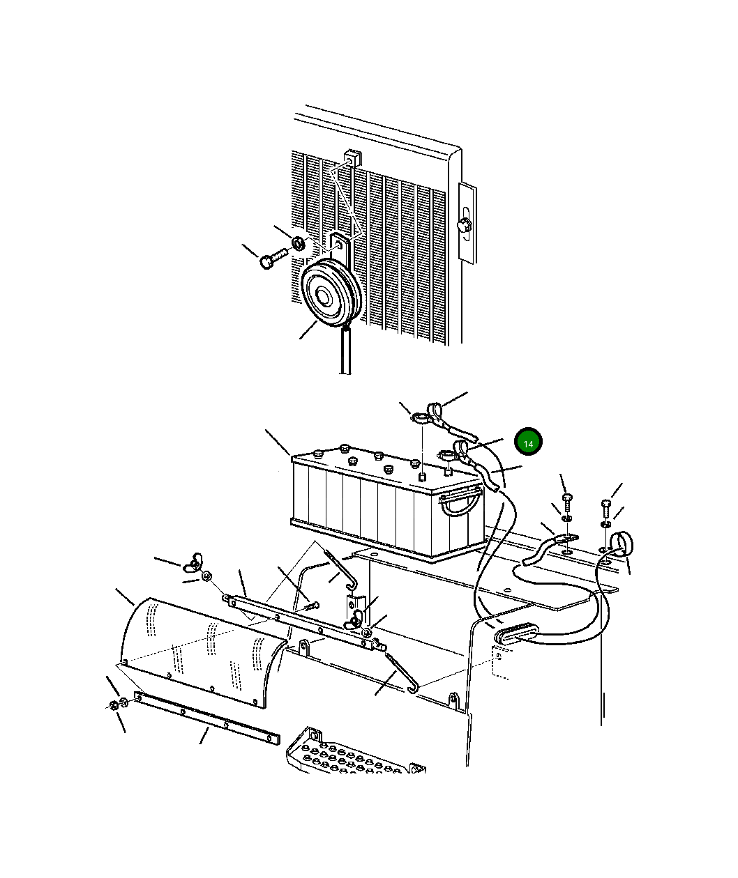 Крышка 885240018 Komatsu