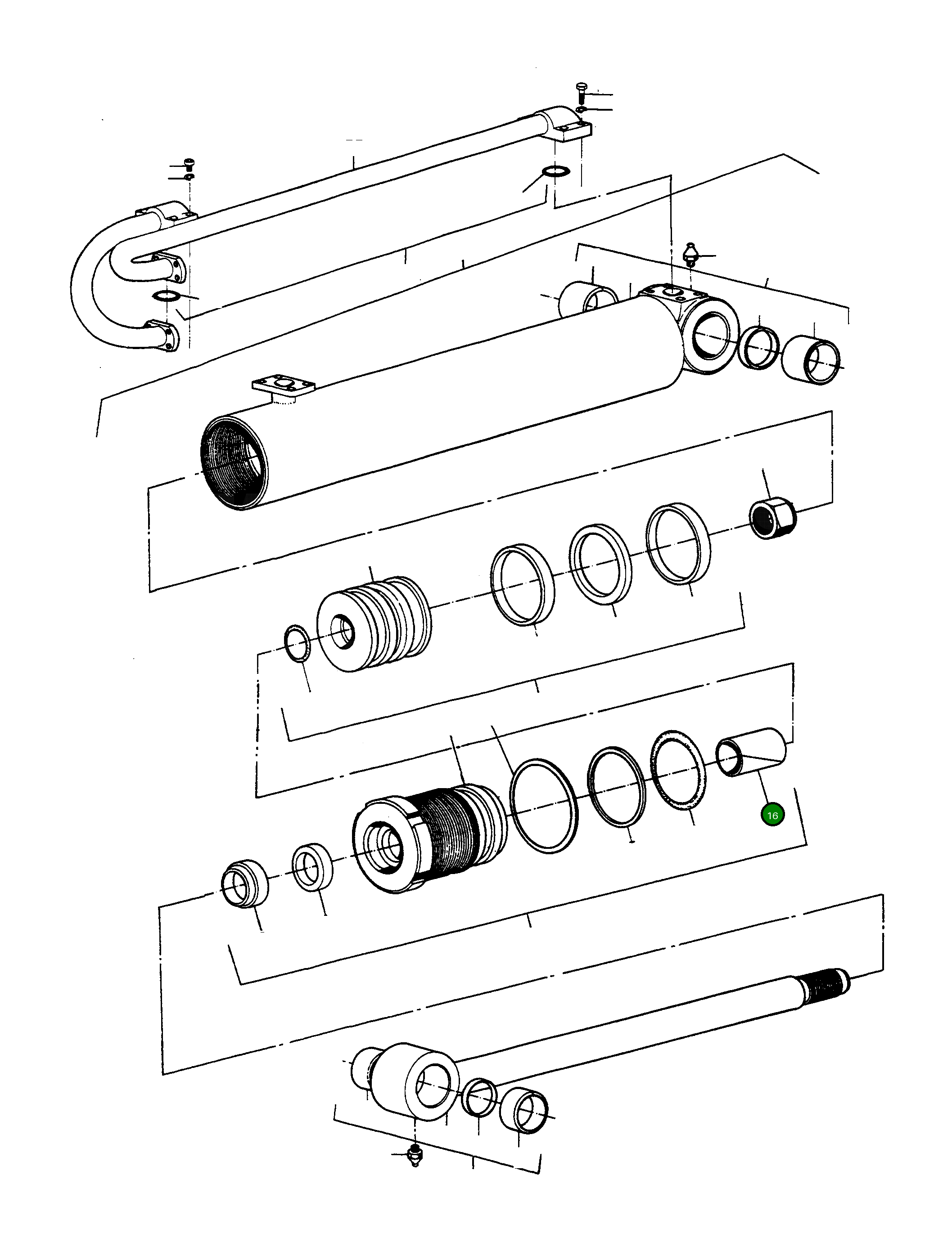 Подшипник 1608834M1  Komatsu