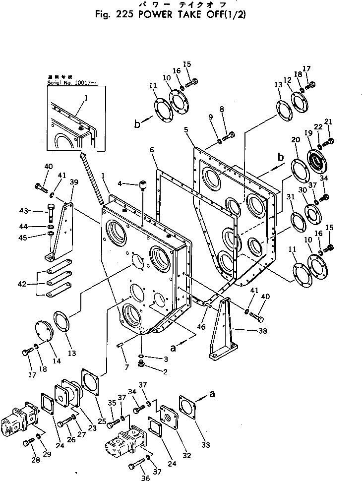 Крышка 262-19-11170 Komatsu