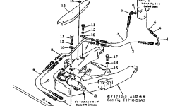 Шланг 20T-62-74280 Komatsu