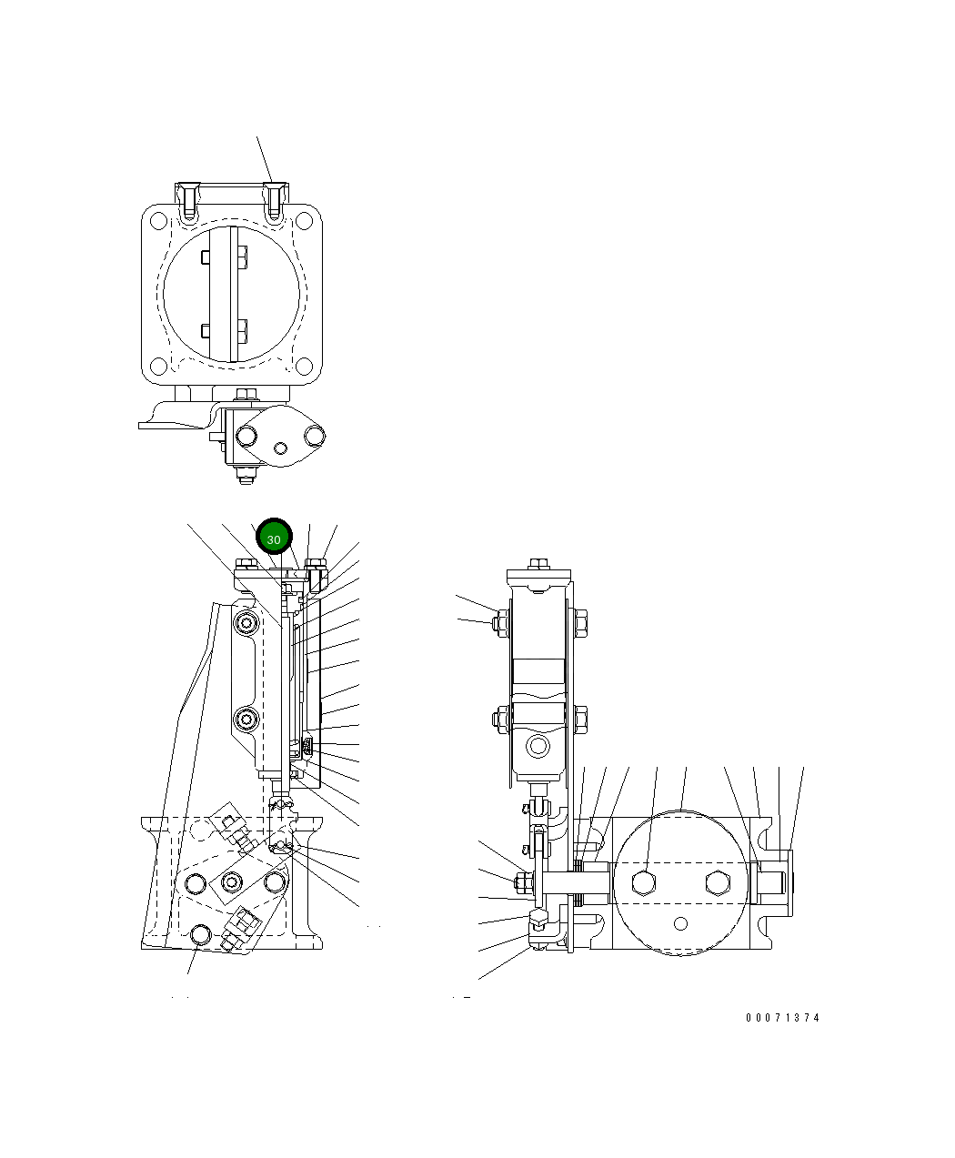 Крышка MY284-20507 Komatsu