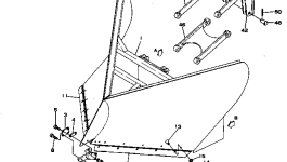 Кромка 236-970-2410 Komatsu