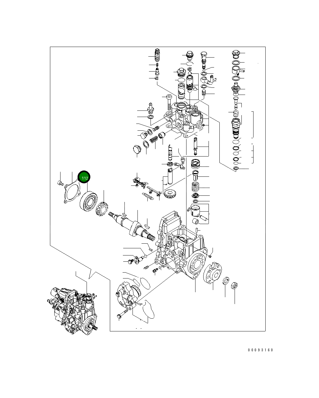 Подшипник YM24101-063054 Komatsu