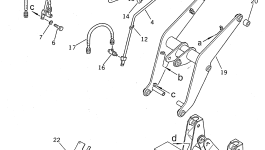 Хомут 22W-44-14780 Komatsu