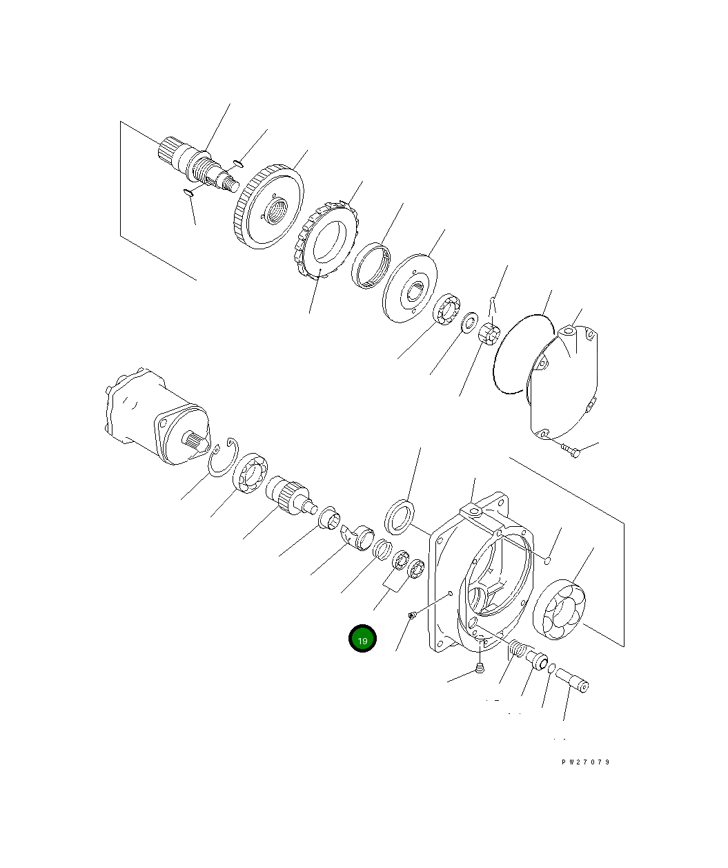 Подшипник UN760210092 Komatsu