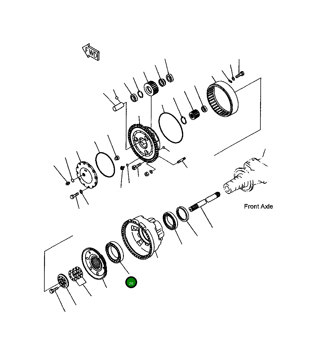 Подшипник 428-22-12870 Komatsu