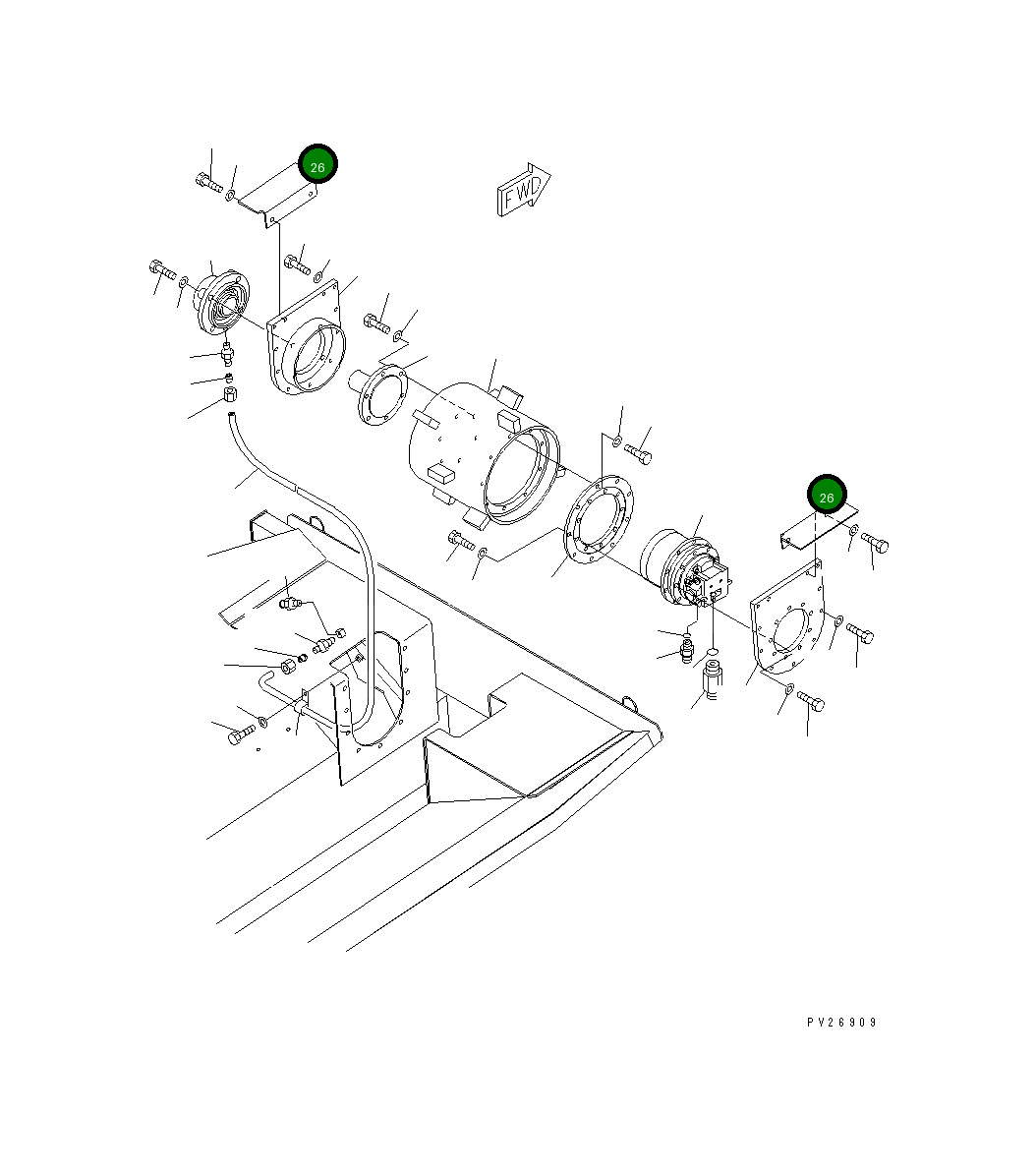 Крышка 8288-71-1160  Komatsu