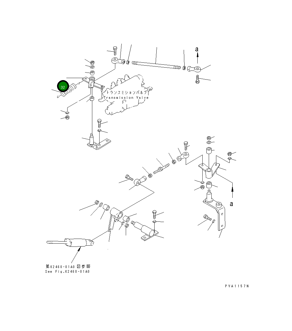 Рычаг 113-43-43130 Komatsu