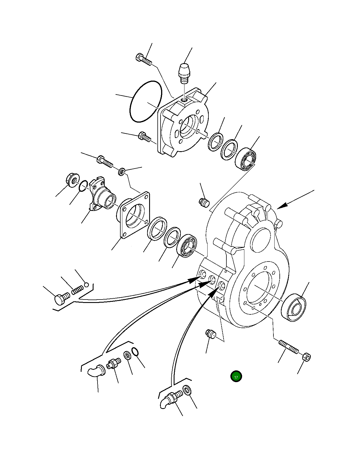 Подшипник 21D-14-11460 Komatsu