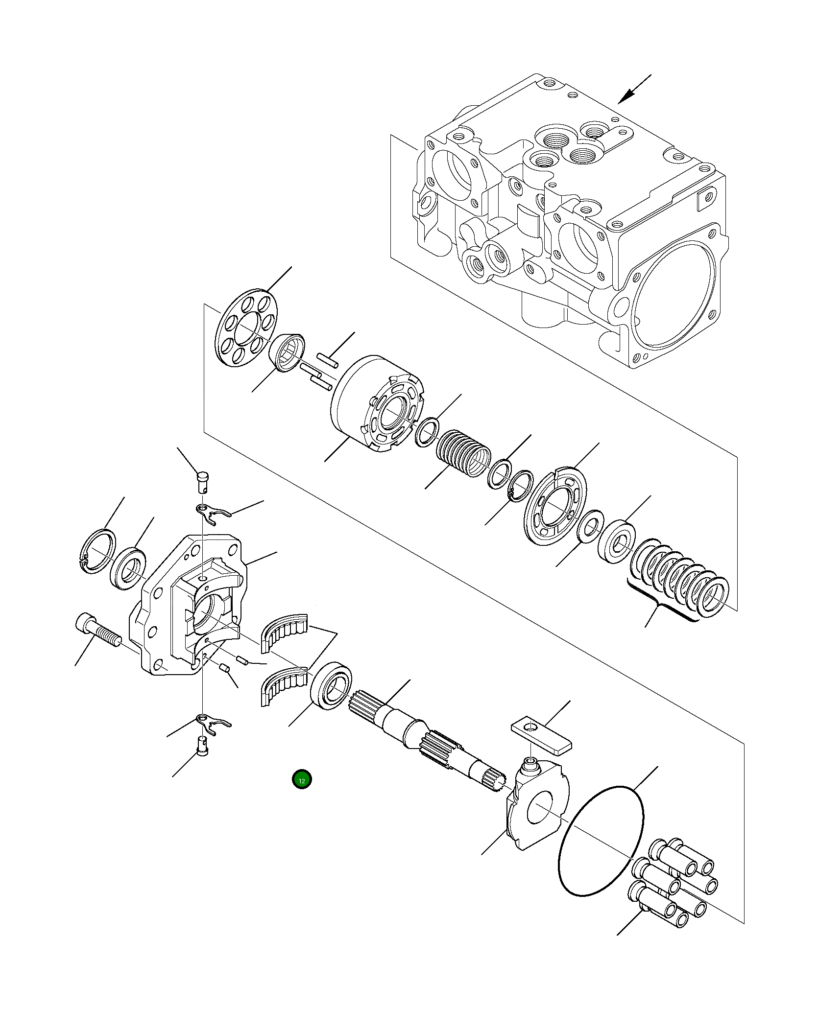 Подшипник 708-1T-11250  Komatsu