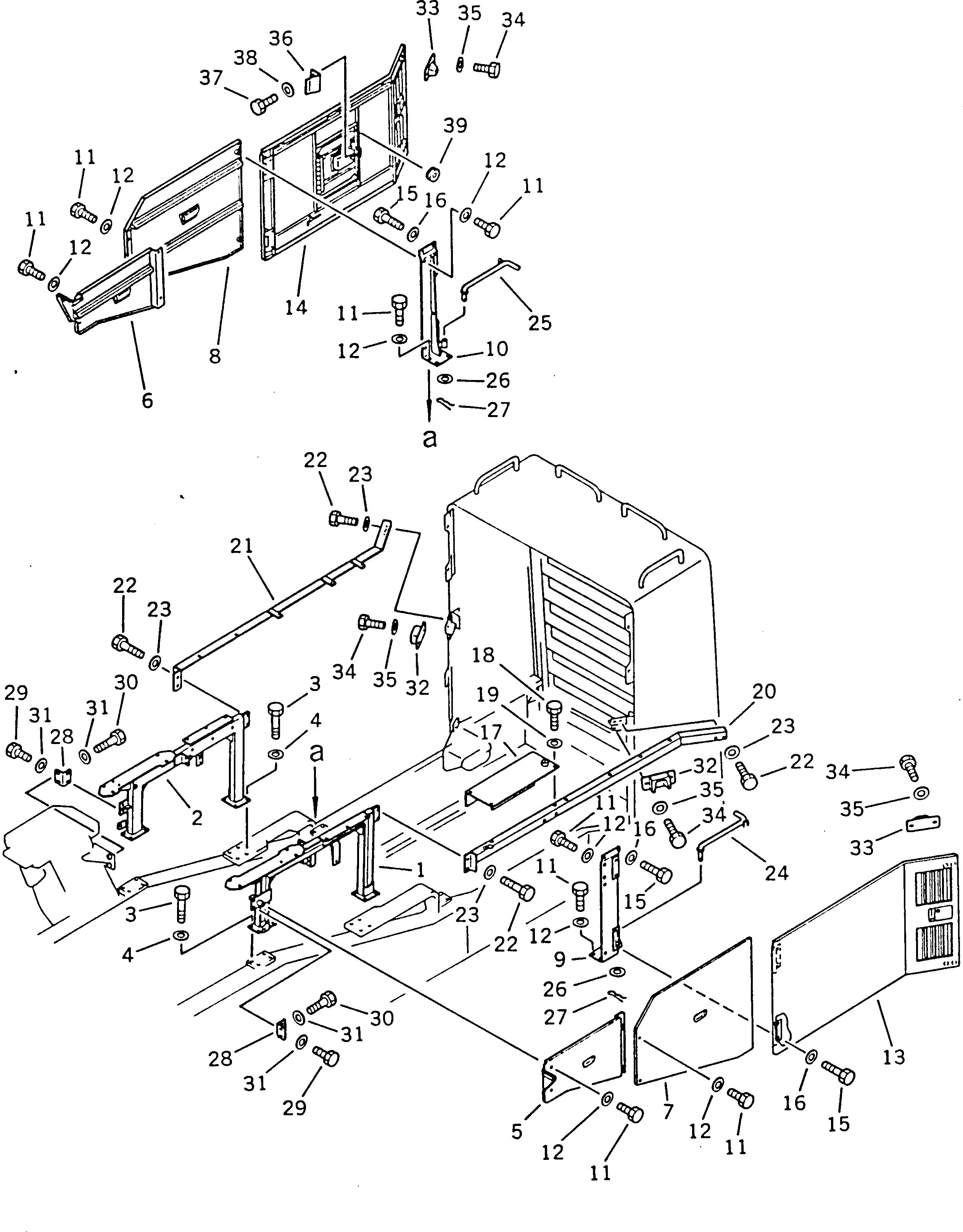 Крышка 426-54-11811  Komatsu