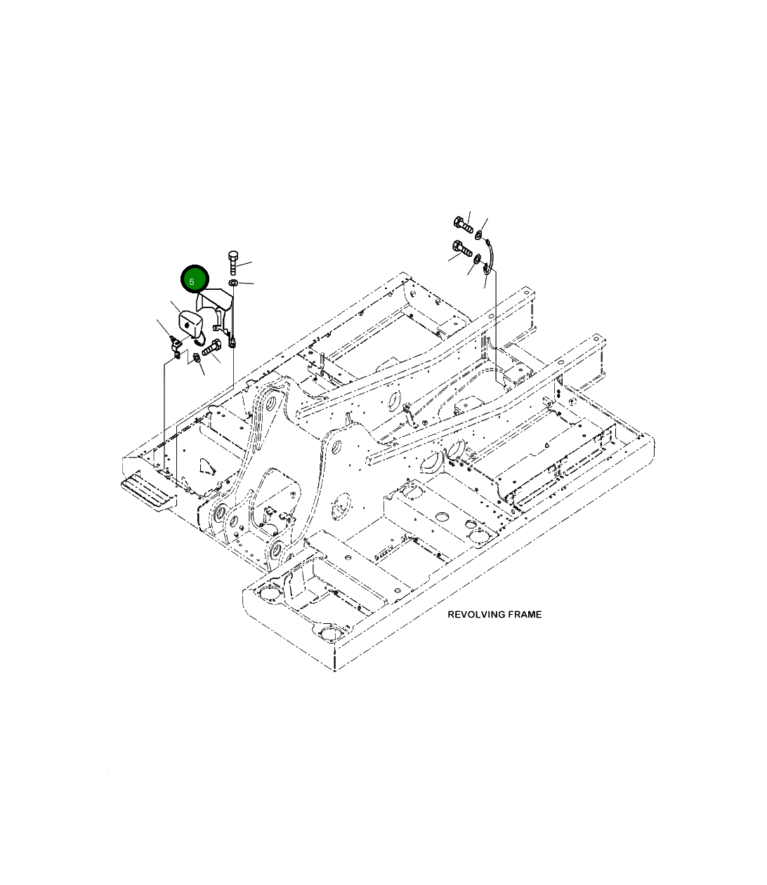 Крышка 2A5-54-11361 Komatsu