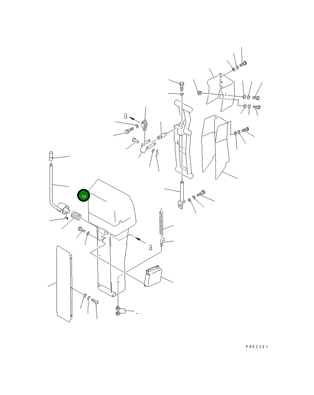 Рычаг 234-43-37450 Komatsu