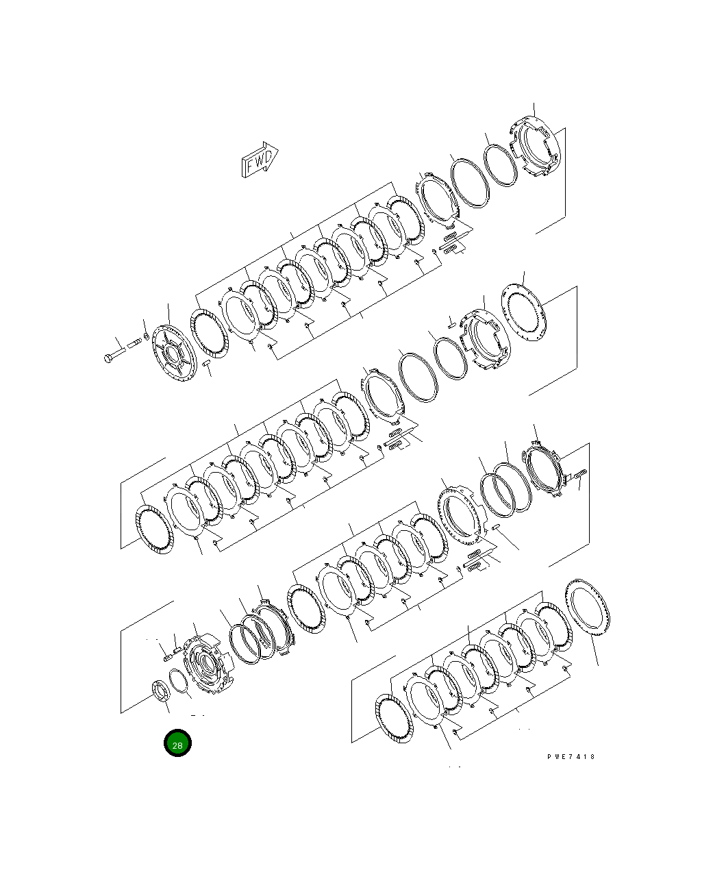 Подшипник 06030-06930 Komatsu
