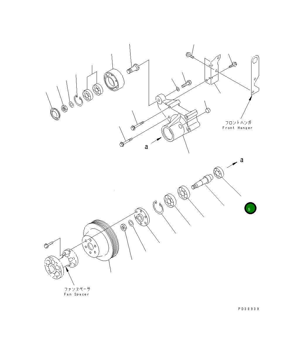 Подшипник 06000-06205 Komatsu