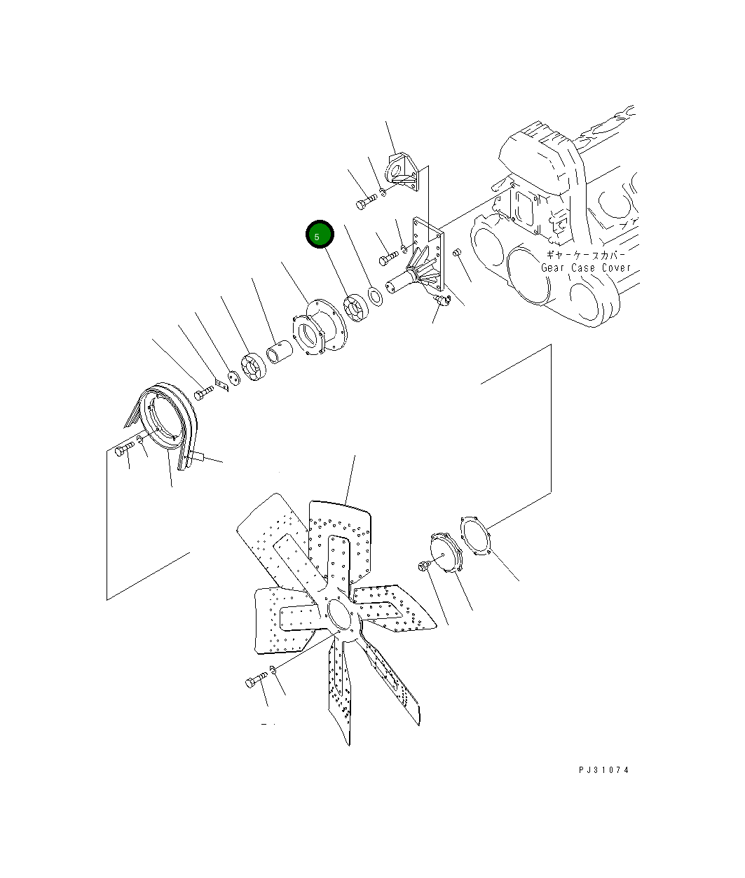 Подшипник 06047-06314 Komatsu