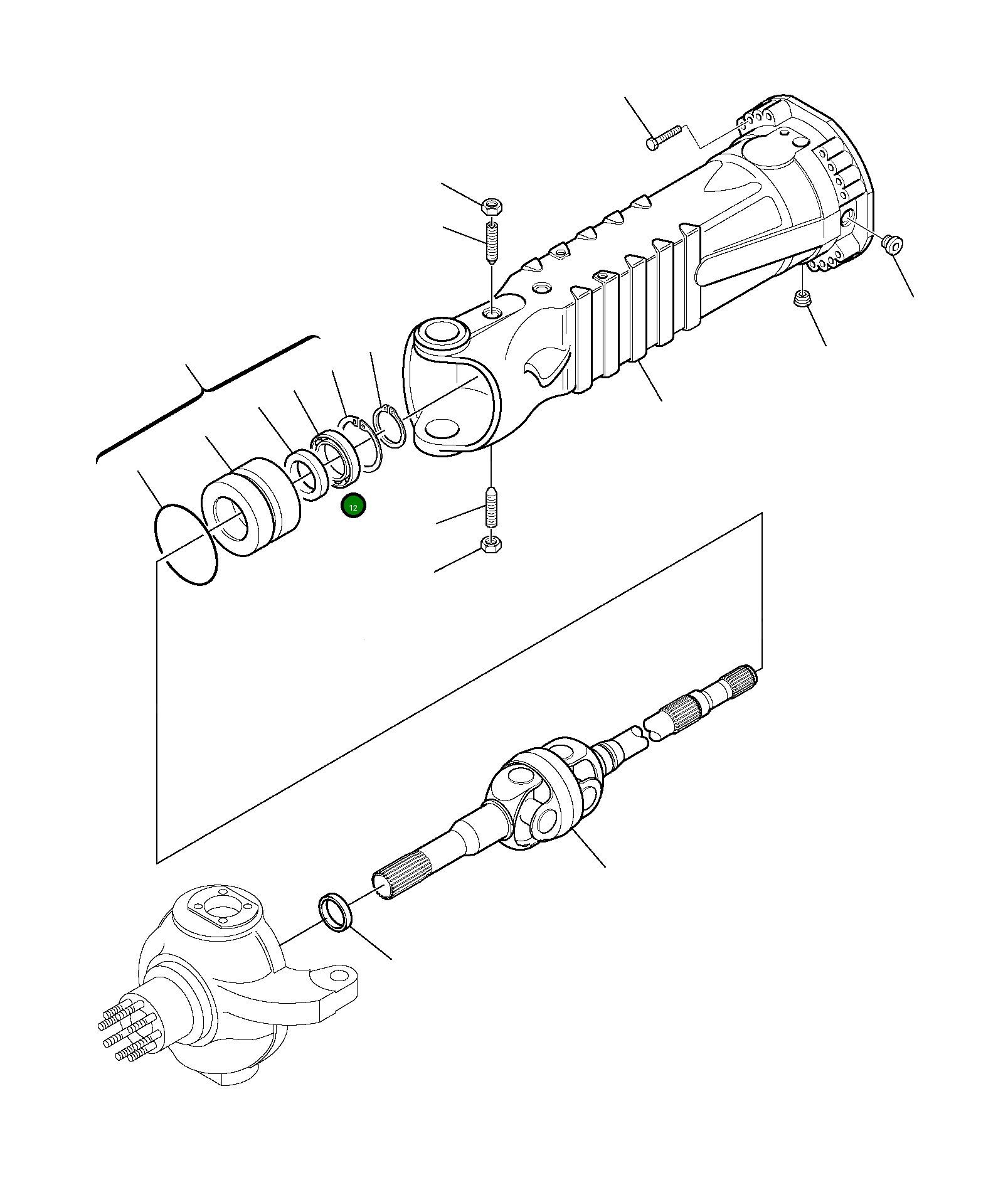 Подшипник HU5010121 Komatsu