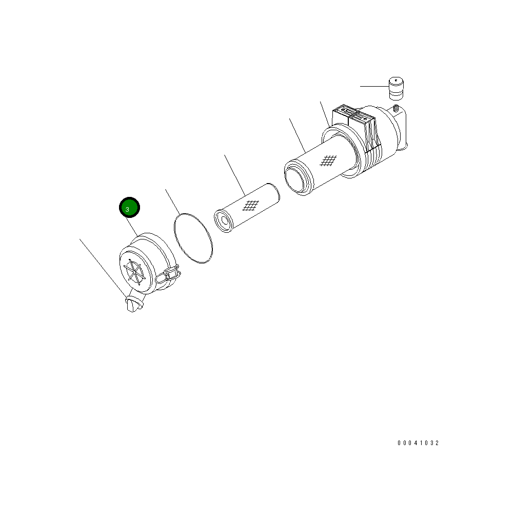 Крышка KT1G659-1116-0 Komatsu