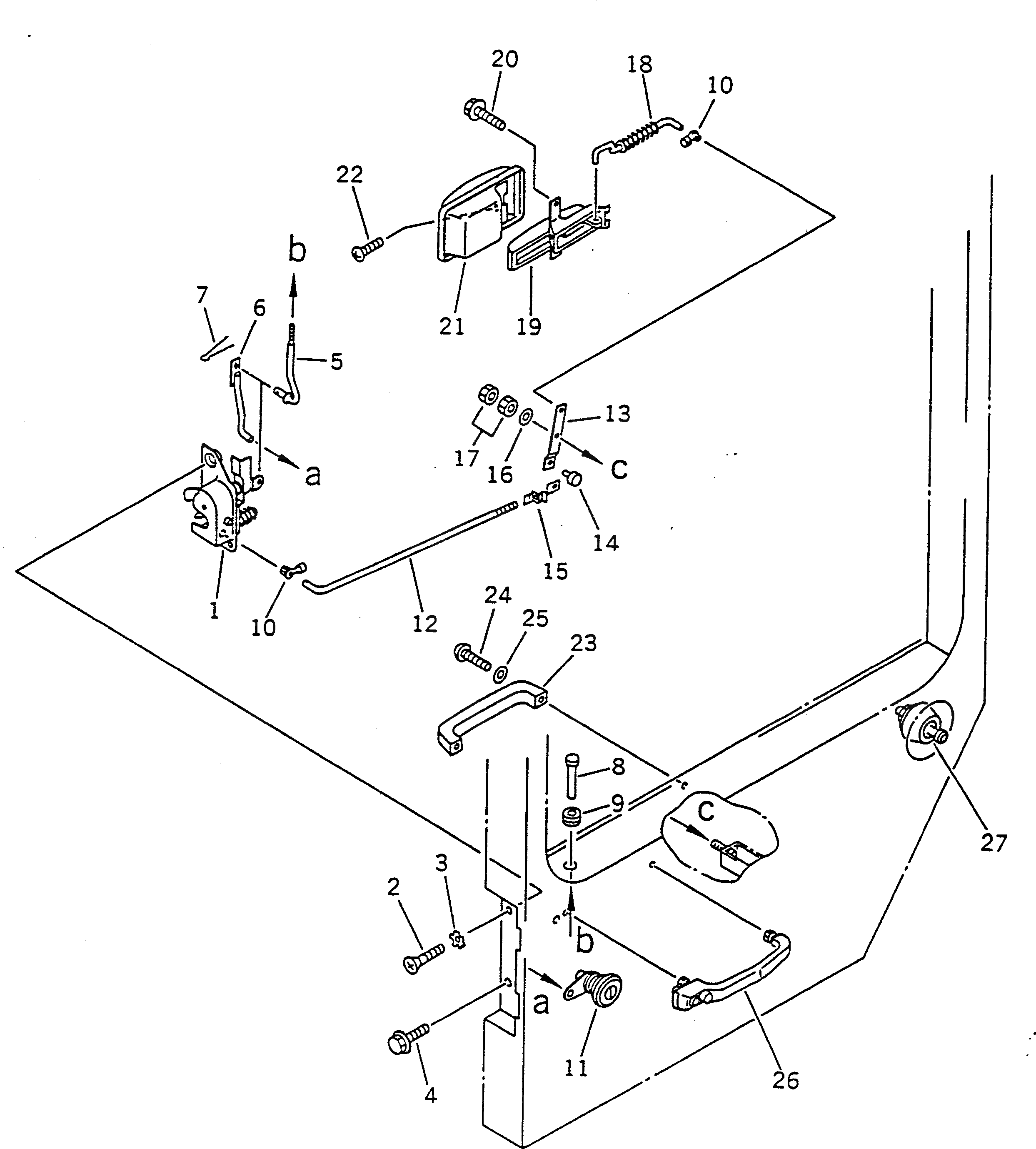 Рычаг 42A-925-1630 Komatsu