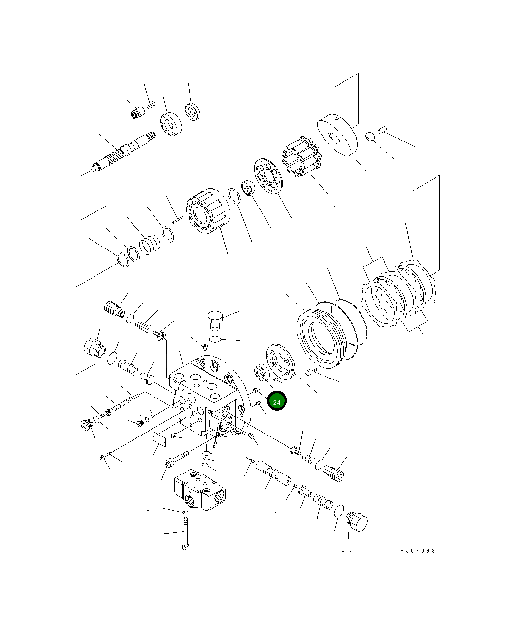 Подшипник TZNJ204RC3 Komatsu