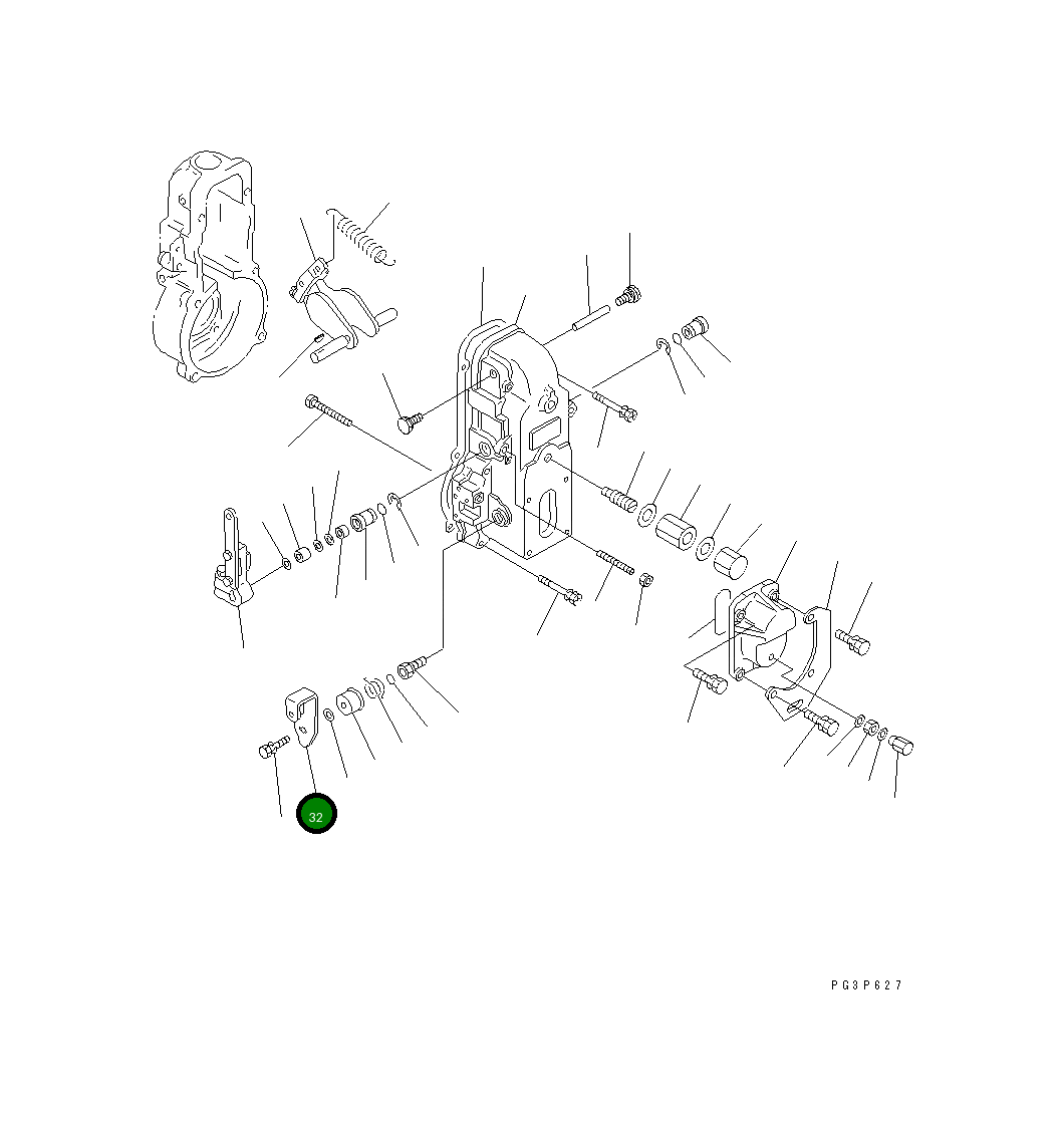 Рычаг DK154304-5800 Komatsu