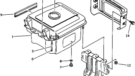 Стойка YM105198-55240 Komatsu