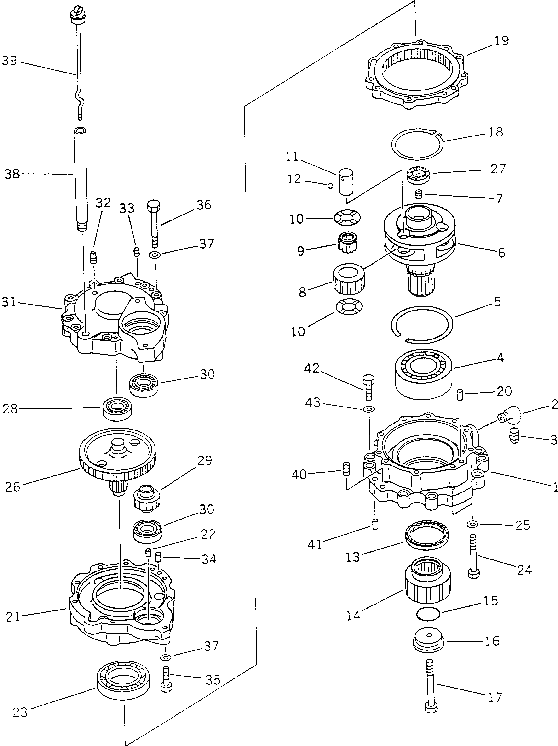 Подшипник 569-15-39410 Komatsu