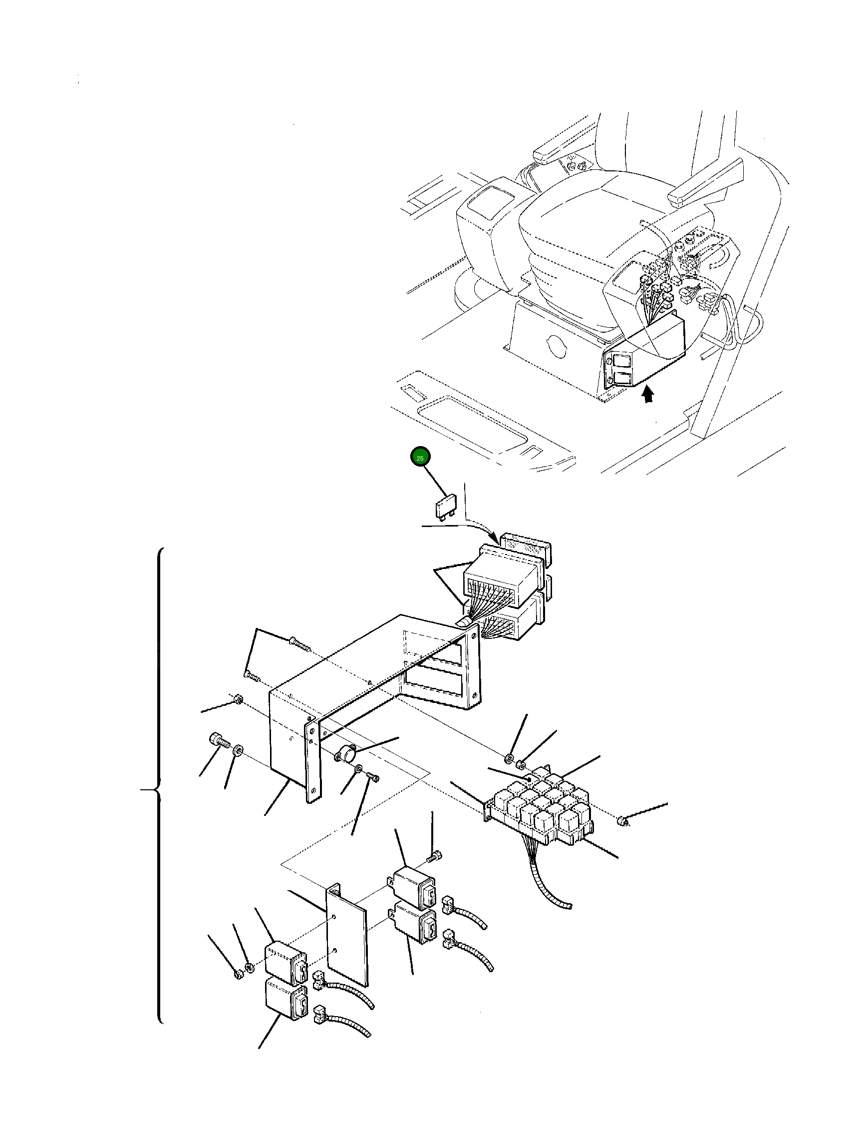 Предохранитель 30A 21D-06-11850  Komatsu