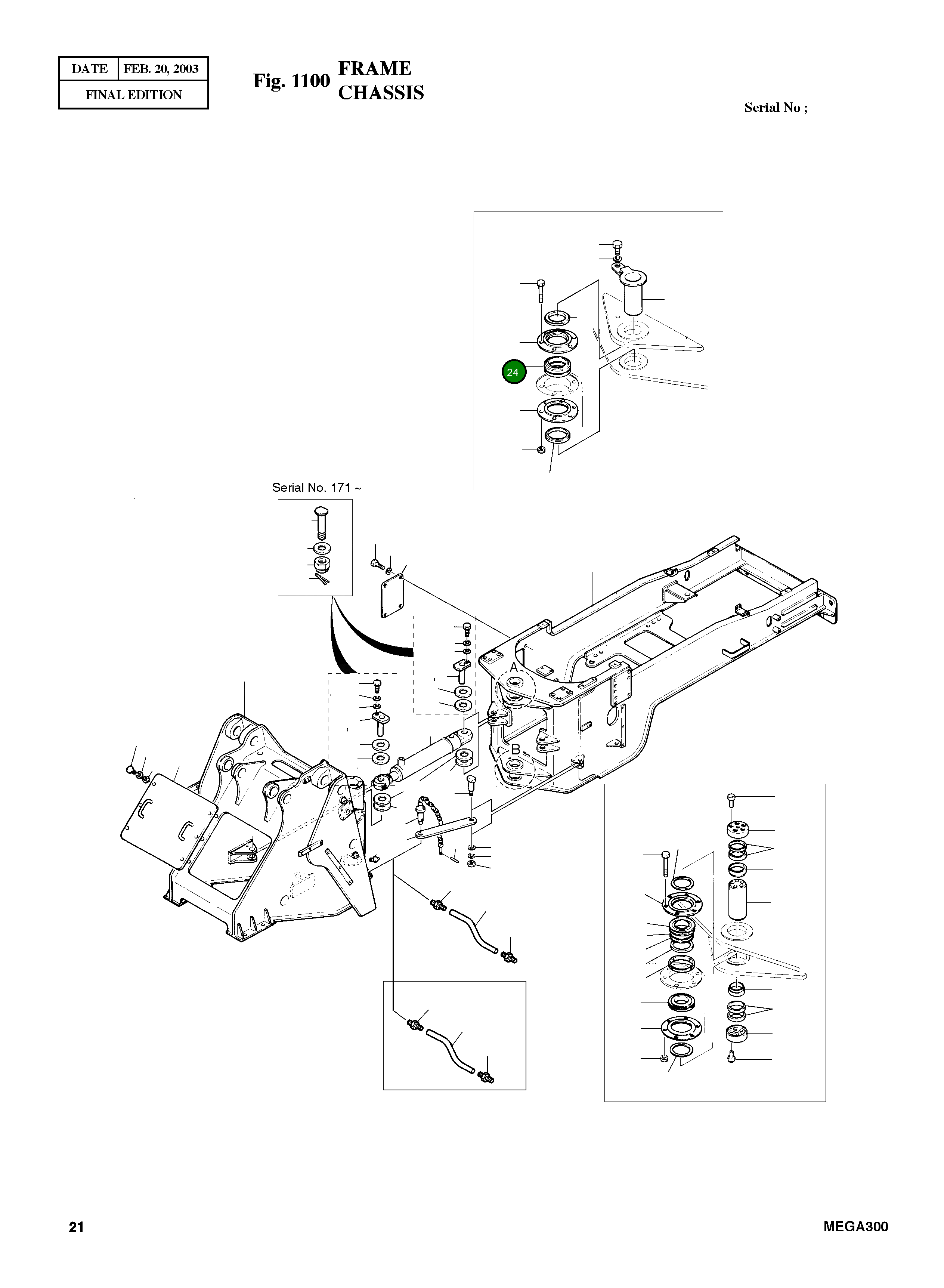 Подшипник 4109-9403 Komatsu