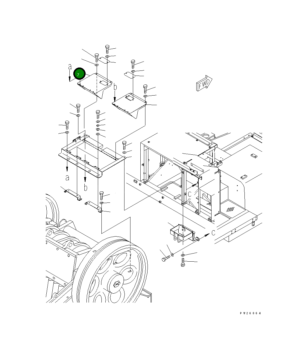 Крышка 8248-54-2510  Komatsu
