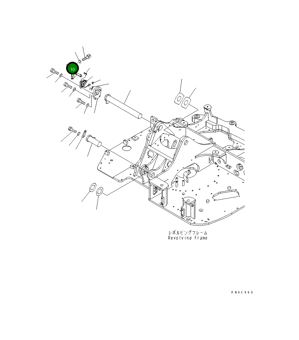 Рычаг 21W-70-41521 Komatsu