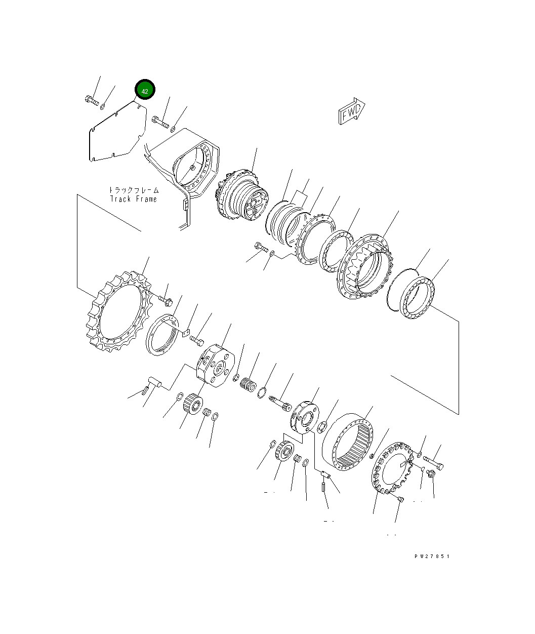 Крышка 8295-30-1140 Komatsu