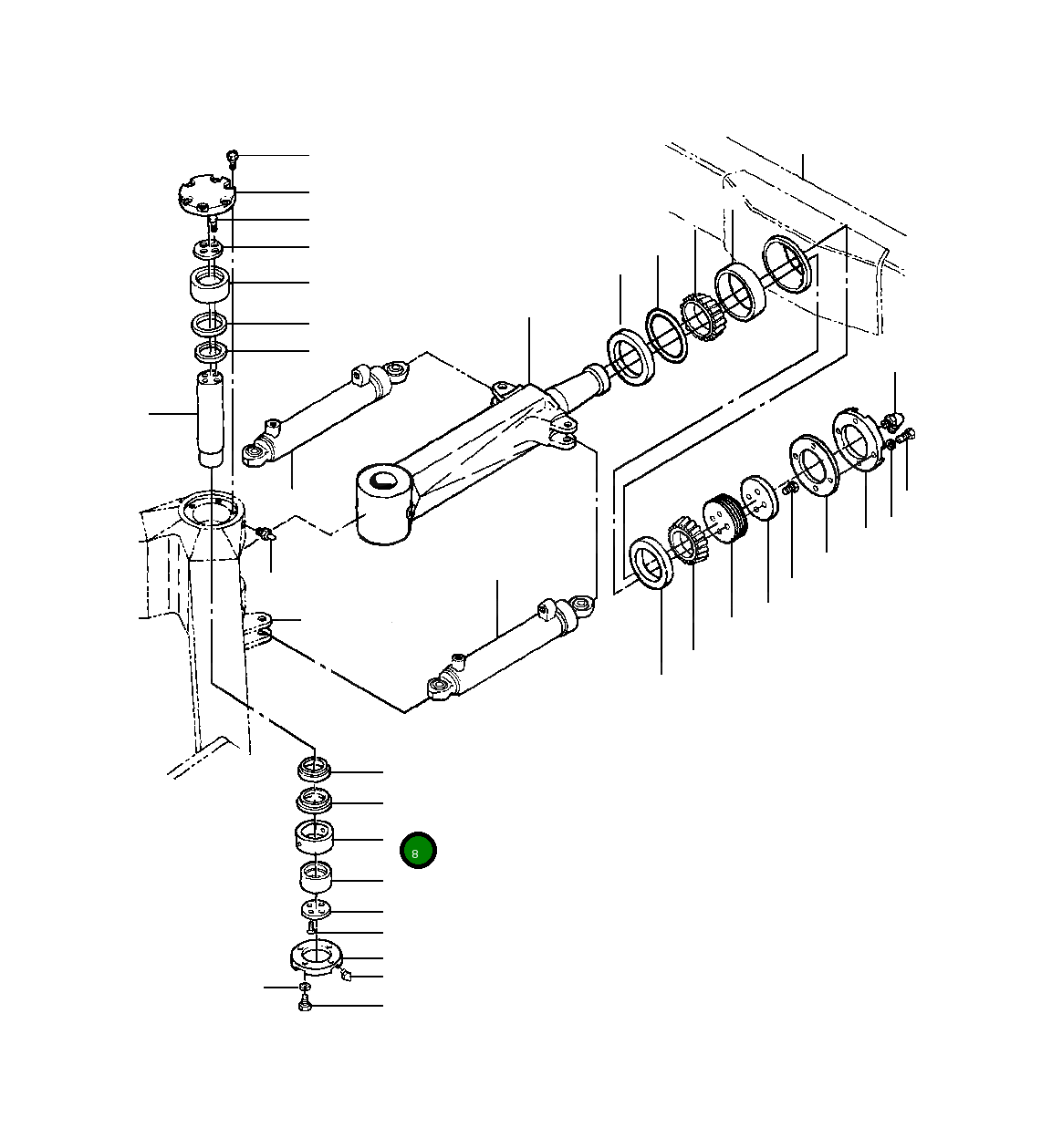 Подшипник 129 675 Komatsu