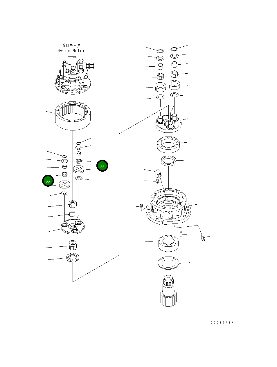 Подшипник 21W-26-49410 Komatsu