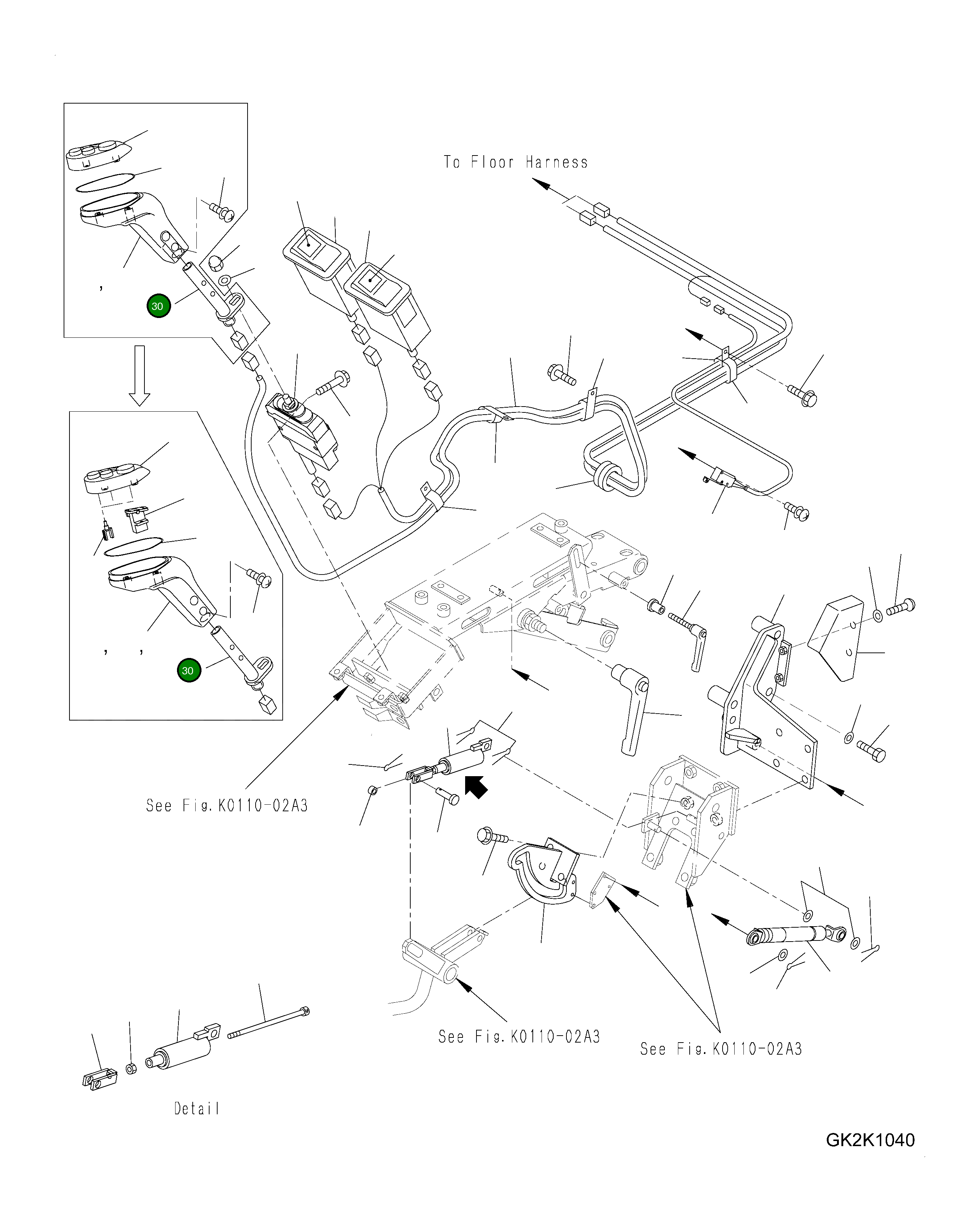 Рычаг 421-S33-3241 Komatsu