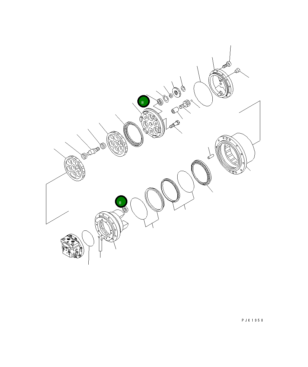 Подшипник TZ650D1022-00  Komatsu